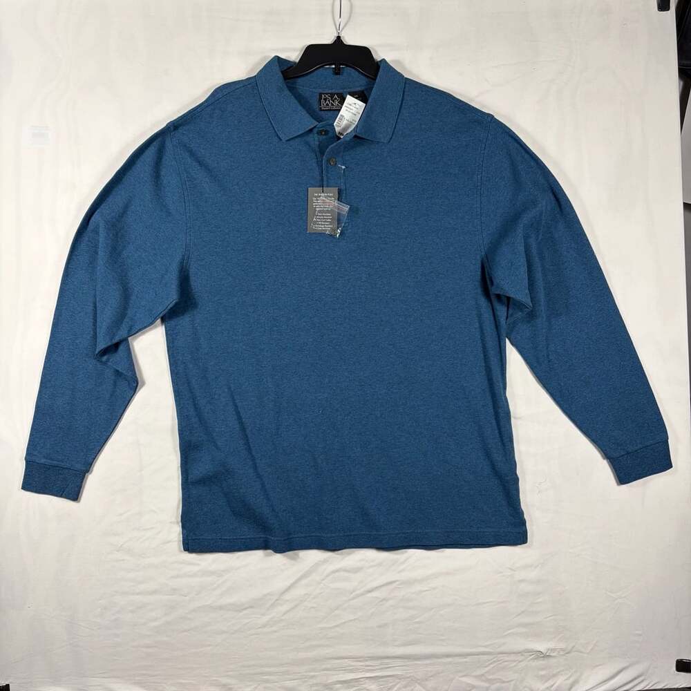 Jos. A. Bank Traveler's Collection Long Sleeve Polo Size XXL